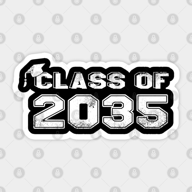 class of 2035 vintage white Sticker by Giraroad